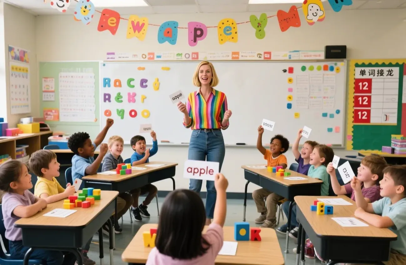 Interactive Classroom Scenario Image