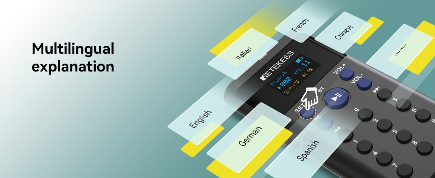 retekess-tt128B-bluetooth-audio-guided-for-exhibitionhalls