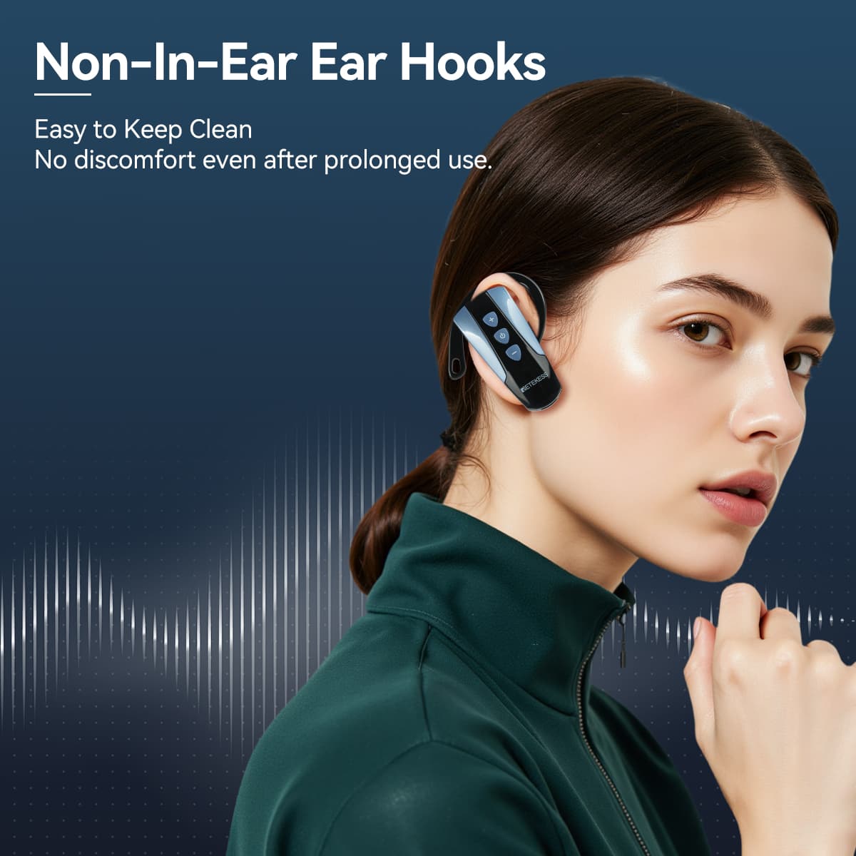 Non-In-Ear-TT106S-Ear-Hooks-Wireless-Tour-Guide-Receiver Non-In-Ear-TT106S-Ear-Hooks-Wireless-Tour-Guide-Receiver